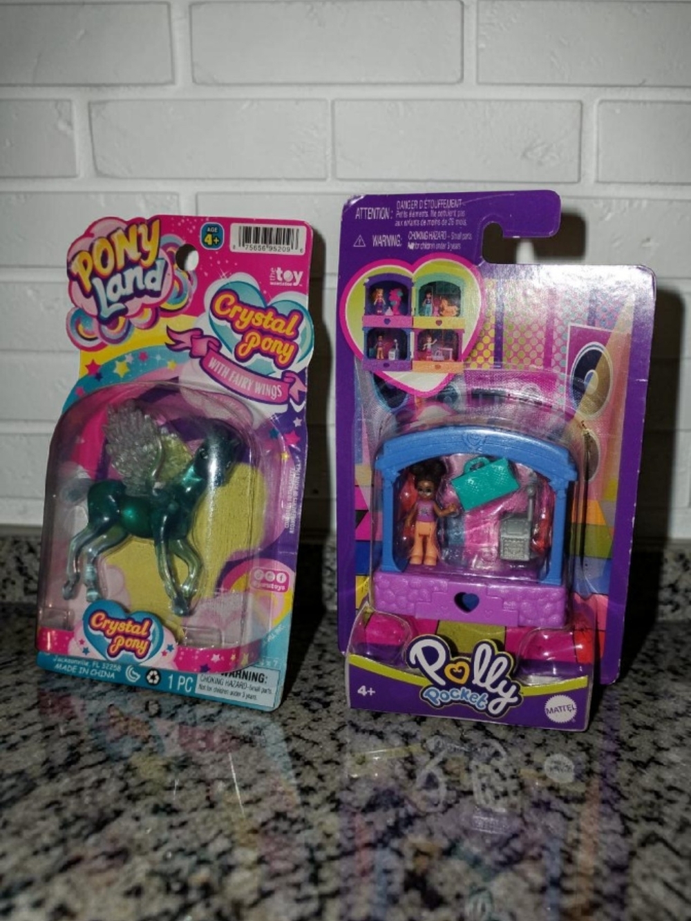 Polly Pocket Llama Music Party & JA-RU Crystal Pony Toy Bundle - NIB Sealed